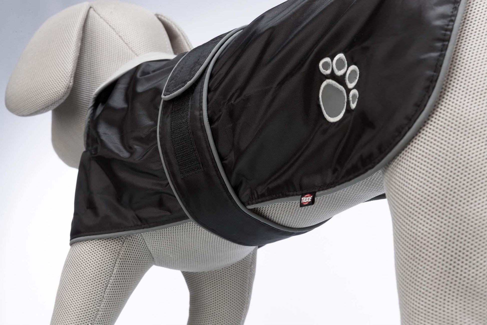 Orléans Hundtäcke Reflex/Fleece 25 cm, svart