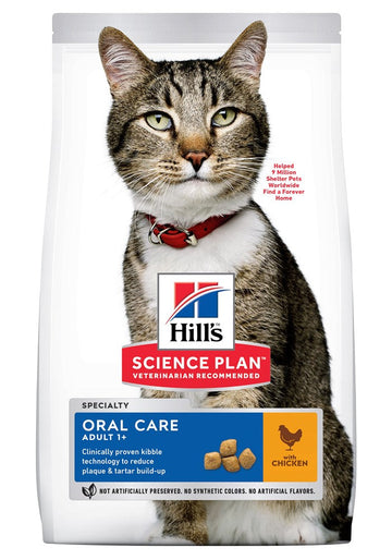 Hills Science Plan Adult Oral Care Chicken - Dry Cat Food