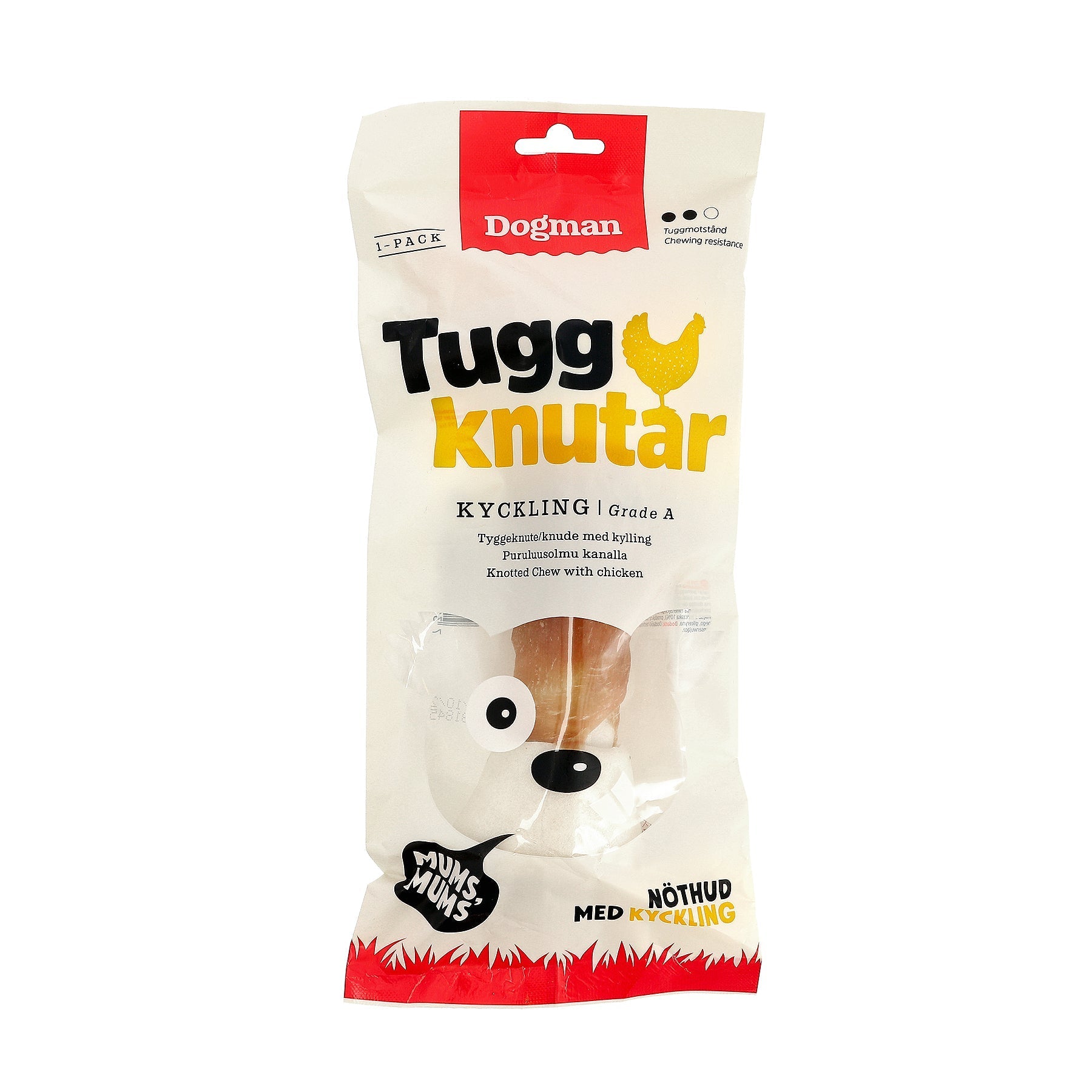 Dogman Tuggknut med Kyckling Vit 23cm