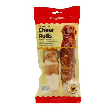 Dogman Tuggrullar med Kyckling 2p Vit 20cm
