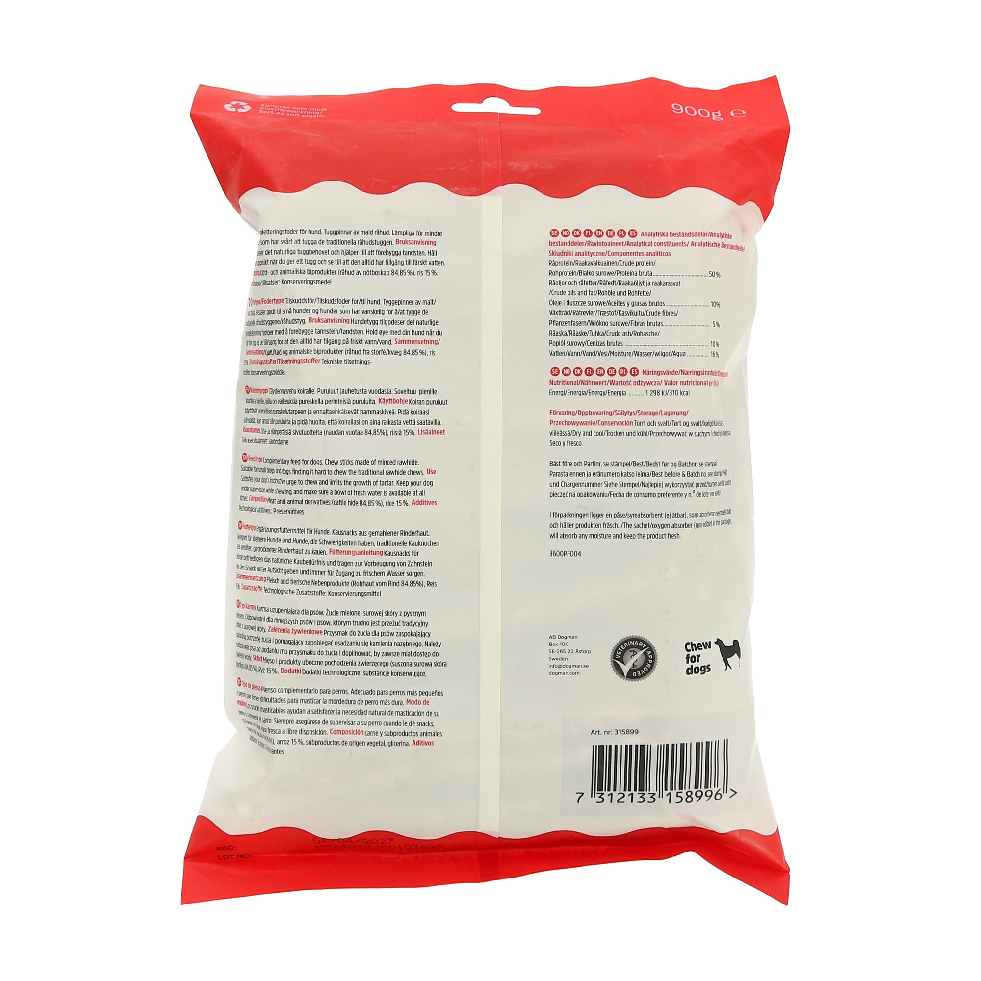 Dogman Tuggpinnar Malda 100p 12,5cm