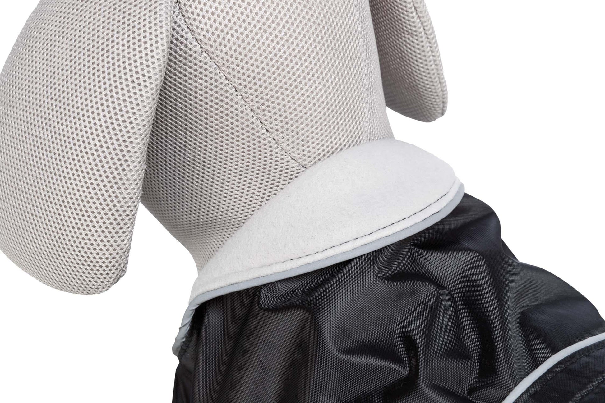 Orléans Hundtäcke Reflex/Fleece 25 cm, svart