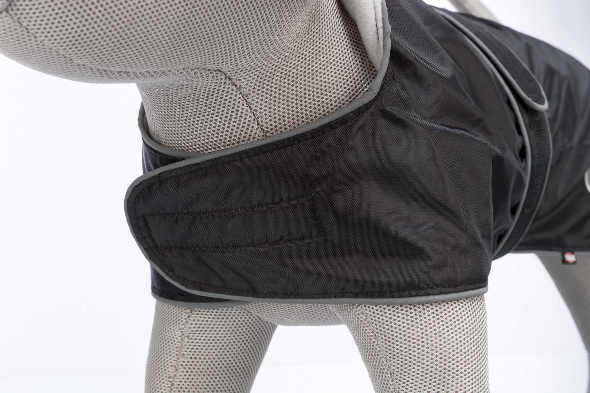 Orléans Hundtäcke Reflex/Fleece 35 cm, svart