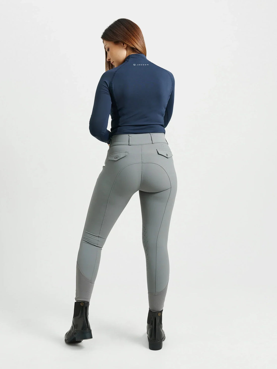 Jacson Rigmor Ridbyxa Knäskodd Grå