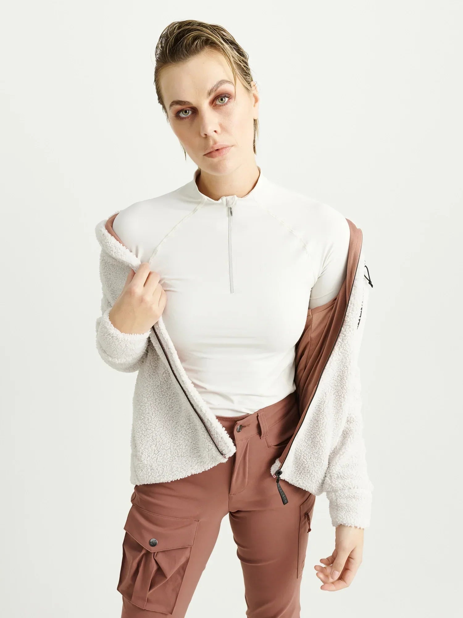 Jacson Inger Fleecejacka Grå