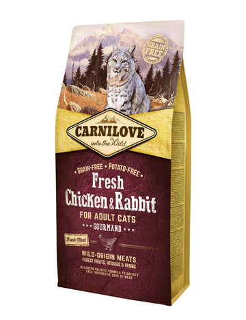 Carnilove Cat Fresh Chicken & Rabbit - Gourmand 6 kg