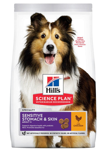 Hills Science Plan Adult Sensitive Stomach & Skin Medium Chicken - Dry Dog Food 14 kg