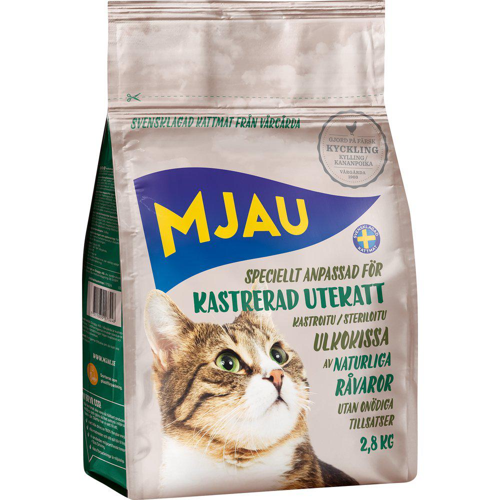 Mjau Kastrerad Utekatt 8,5Kg