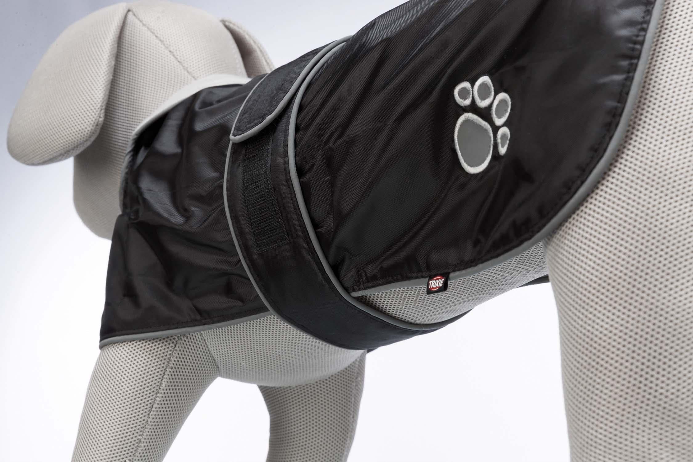 Orléans Hundtäcke Reflex/Fleece 35 cm, svart