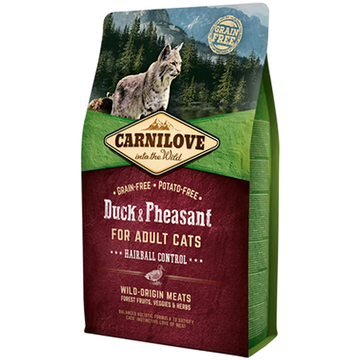Carnilove Cat Duck & Pheasant Hairball Controll Adult