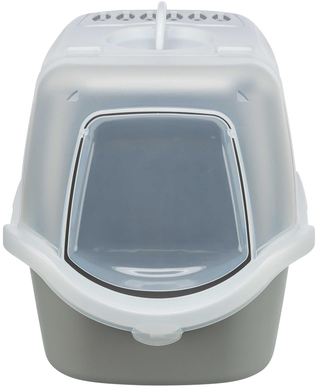 Trixie Kattlåda Vico öppningsb.front 40xH40x56 cm, ljusgrå/vit