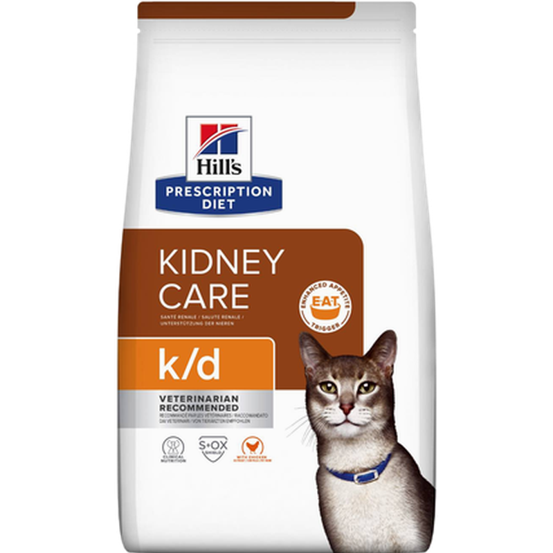Hill's Prescription Diet Feline k/d Kidney Care Chicken - Dry Cat Food
