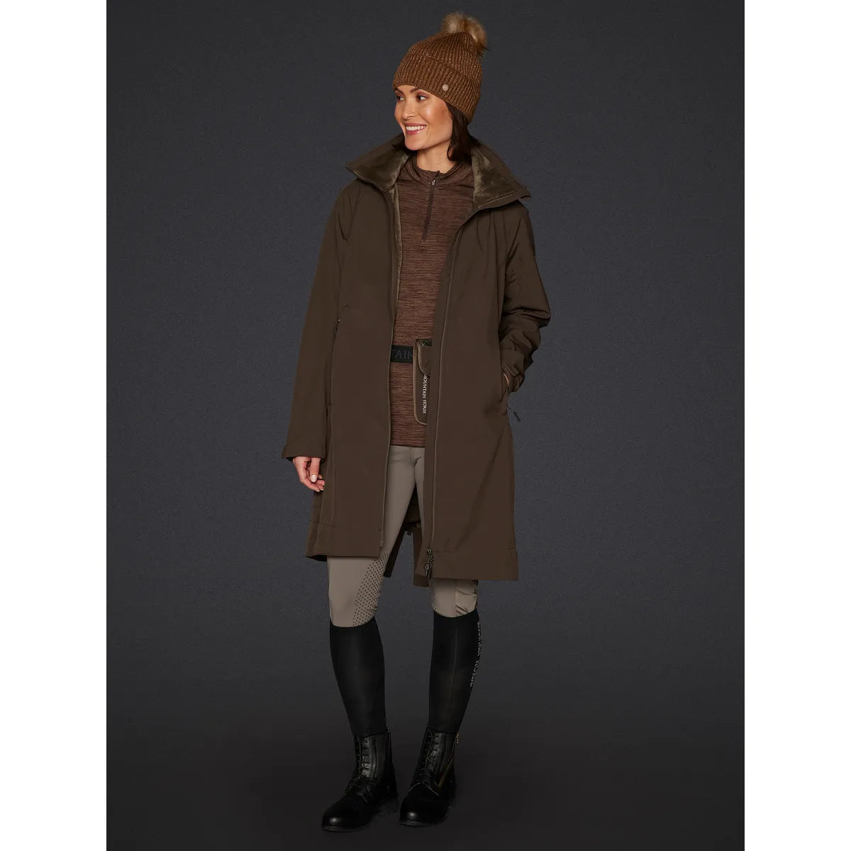 Mountain Horse Stella Softshell Parka Brown