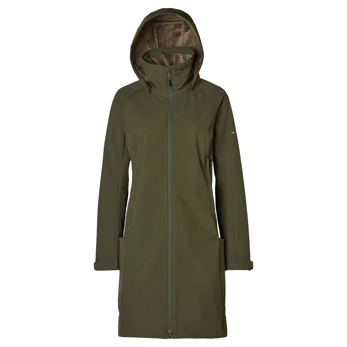 Mountain Horse Stella Softshell Parka Green.