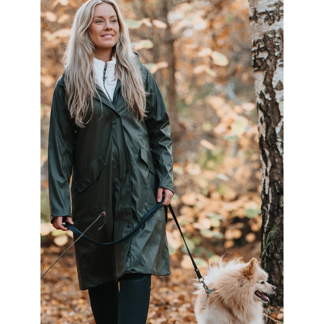 Mountain Horse Mindy Rain Coat Green.