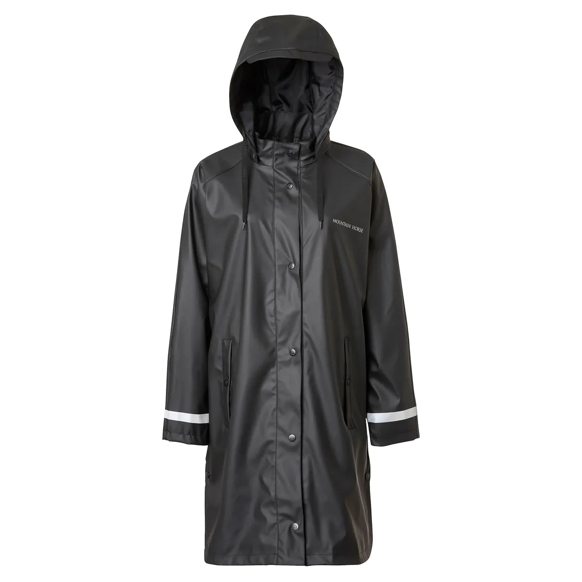 Mountain Horse Drizzle Rain Poncho Black