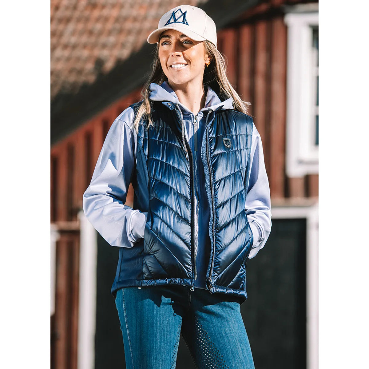 Mountain Horse Starla Hybrid Vest Dark Navy