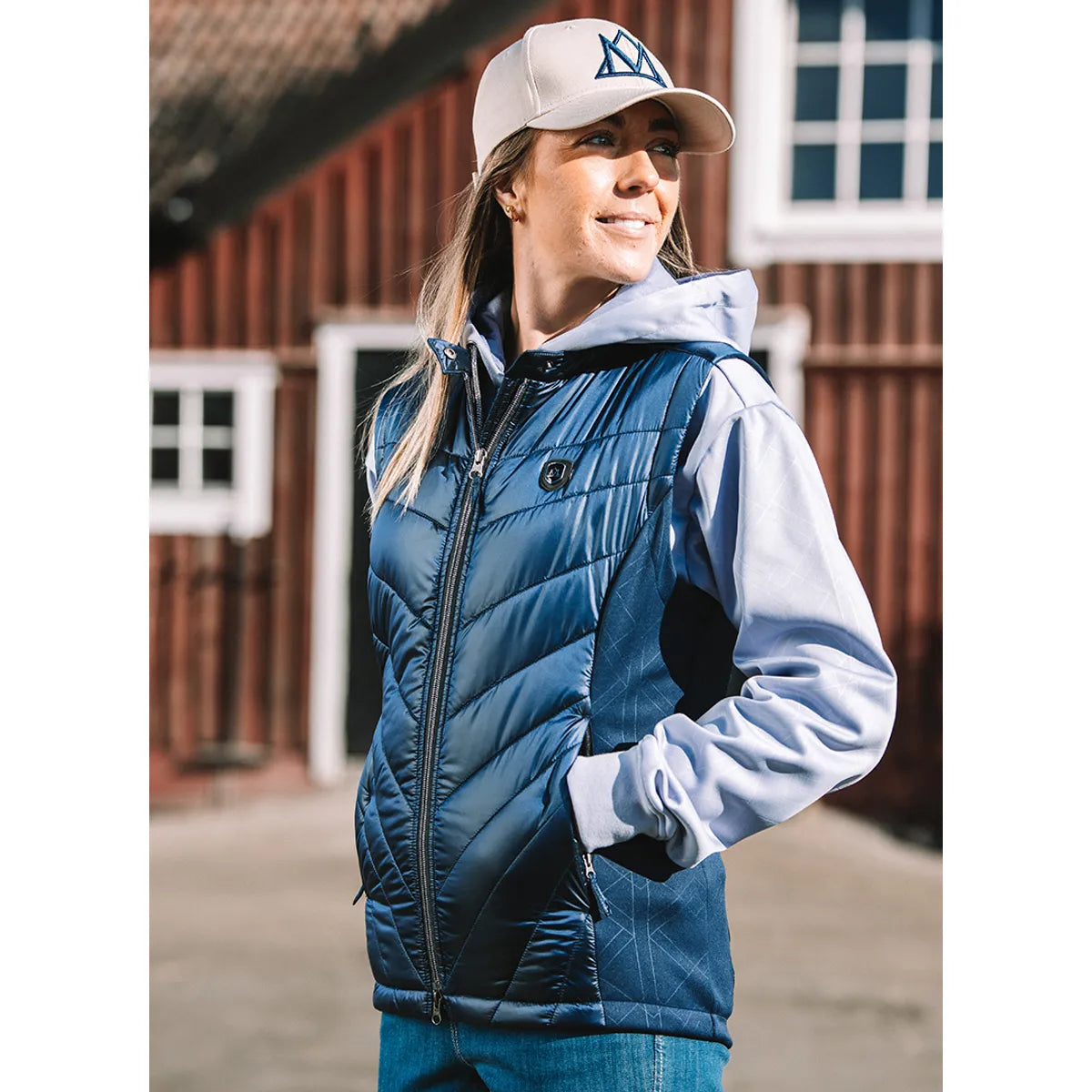 Mountain Horse Starla Hybrid Vest Dark Navy