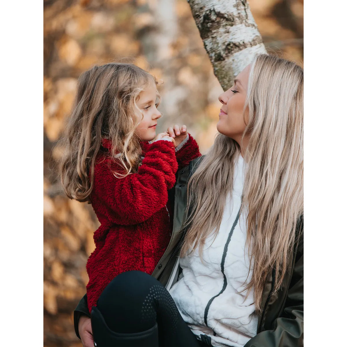 Mountain Horse Fuzzy Fleece JR Red