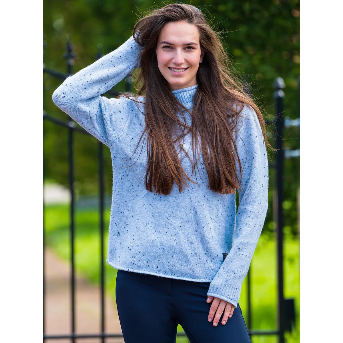 Mountain Horse Crew Pullover Blue