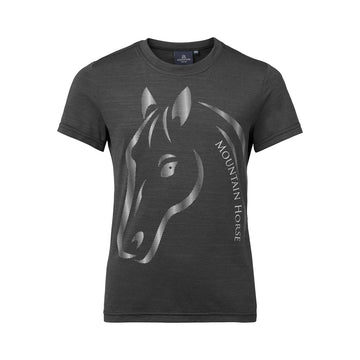 Mountain Horse U & I Tech Tee Jr Graphite grey