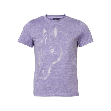 Mountain Horse U & I Tech Tee Jr Spring Purple