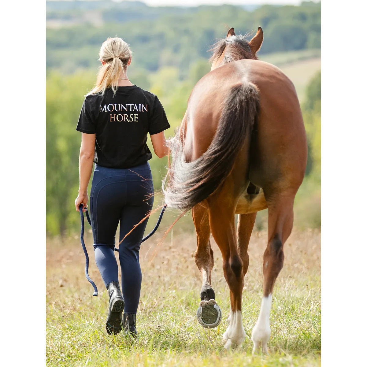 Mountain Horse MH Silver Tee Black