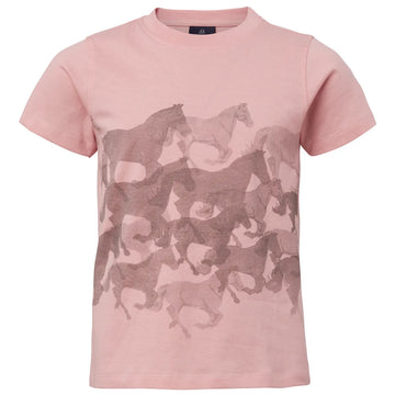 Mountain Horse Running Horse Tee Jr Pink