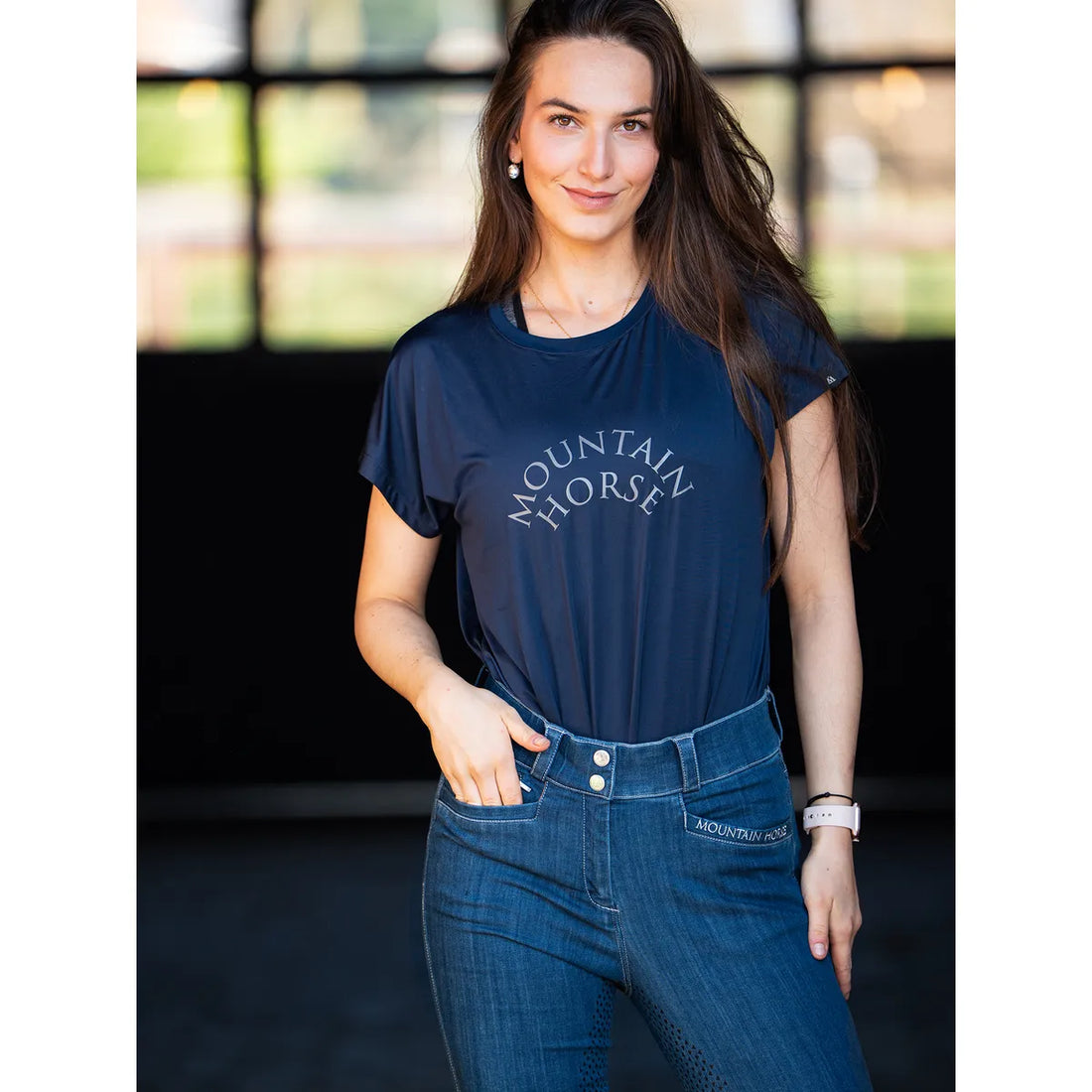 Mountain Horse Active Loose Tee Navy