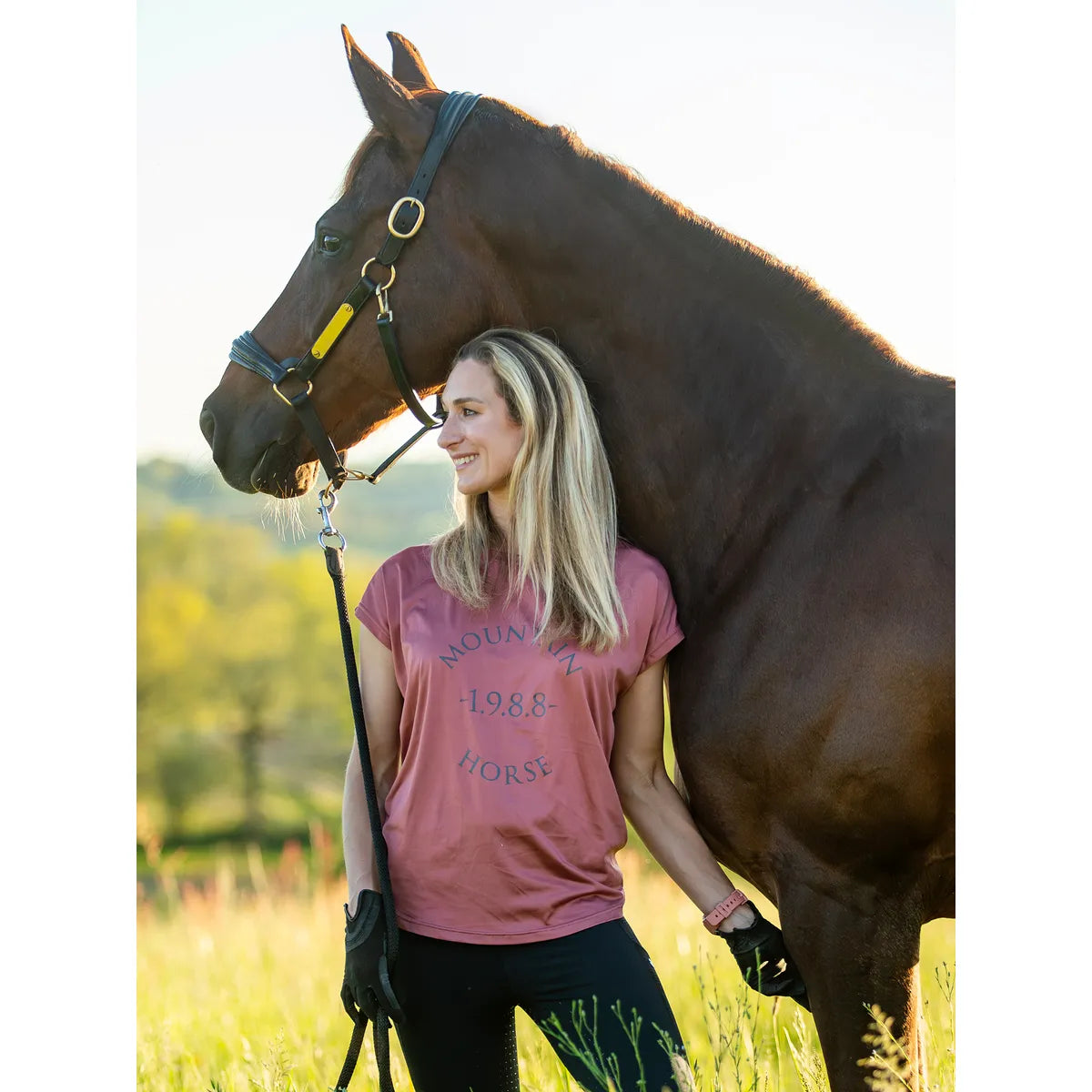 Mountain Horse Active Loose Tee Red
