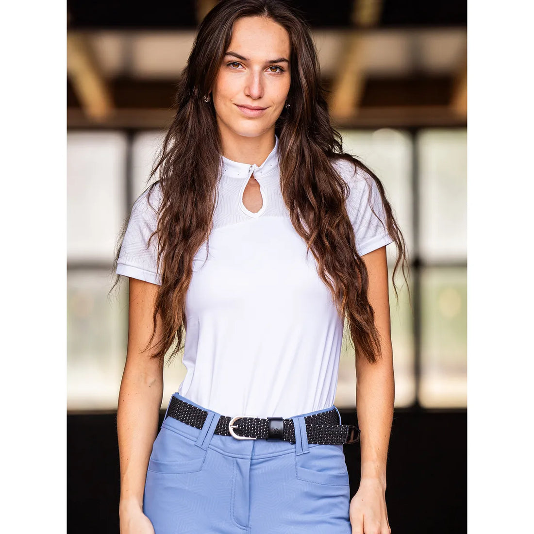 Mountain Horse Jewel Tech Top White