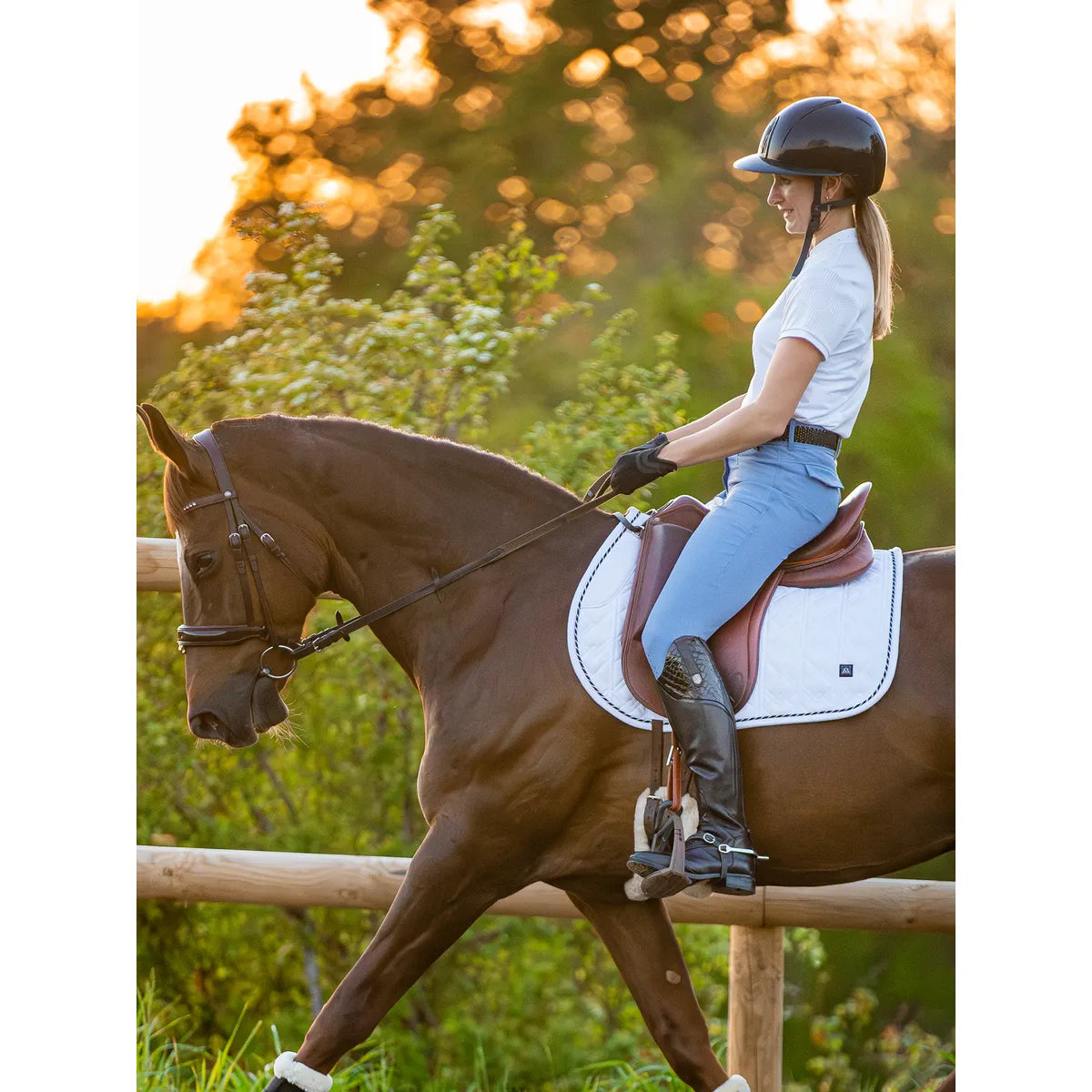 Mountain Horse Jewel Tech Top White