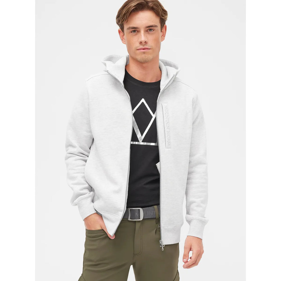 Mountain Horse Paradise Hoodie Grey Melange