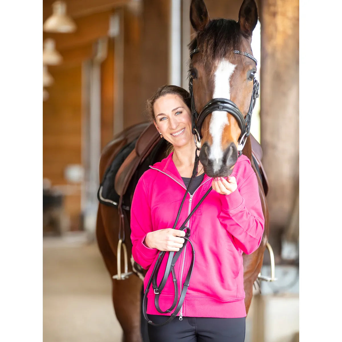 Mountain Horse Paradise Hoodie Red