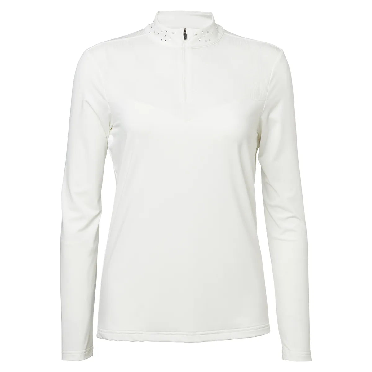 Mountain Horse Crystal Lace Top White