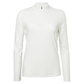 Mountain Horse Crystal Lace Top White