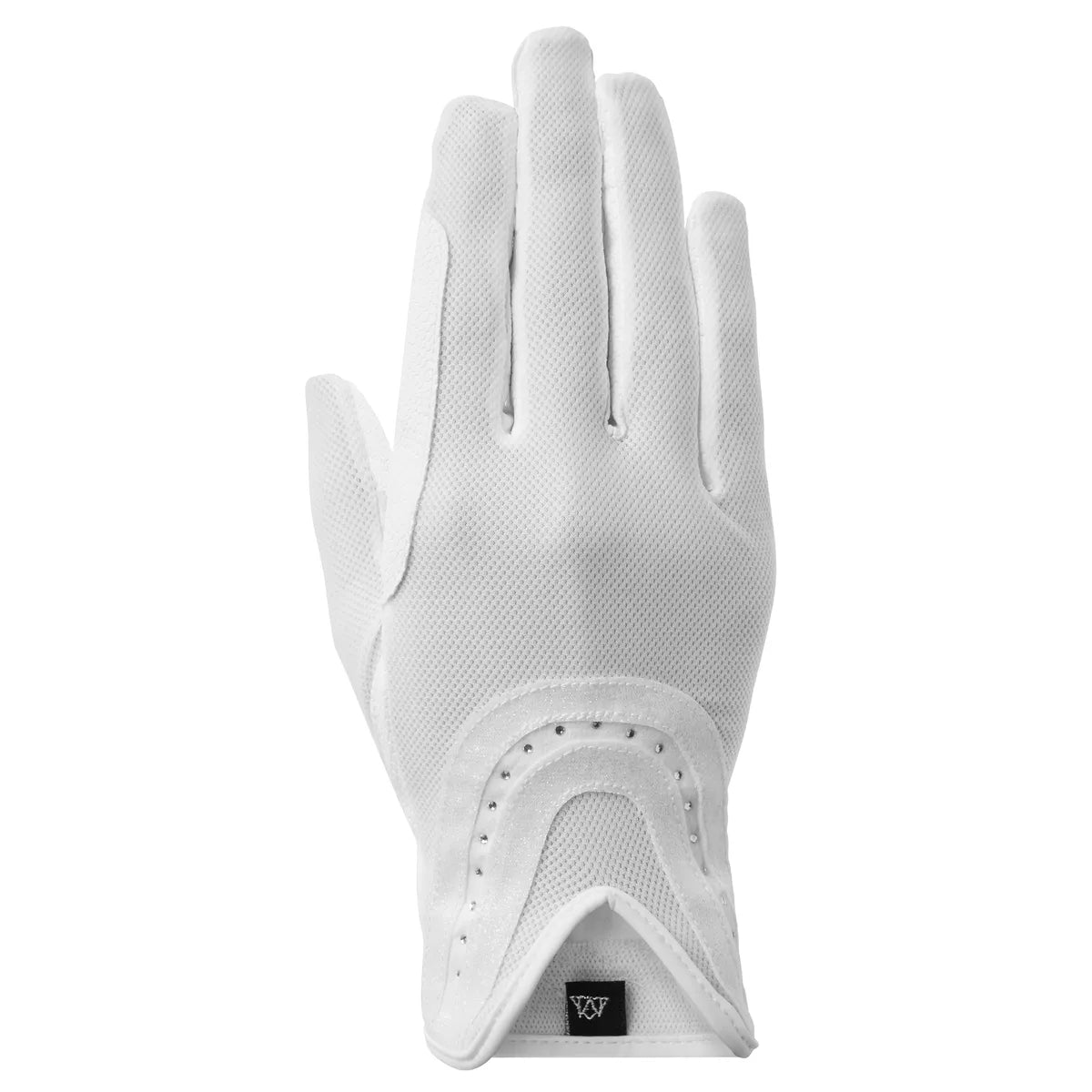 Mountain Horse Jewel Equestrian Glove White