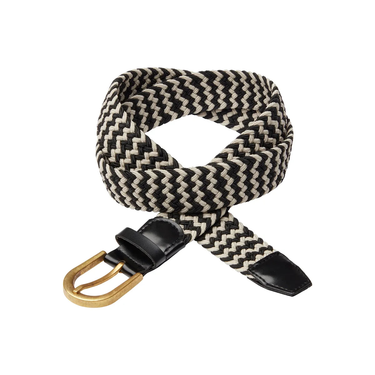 Mountain Horse MH Tri-color Belt Black