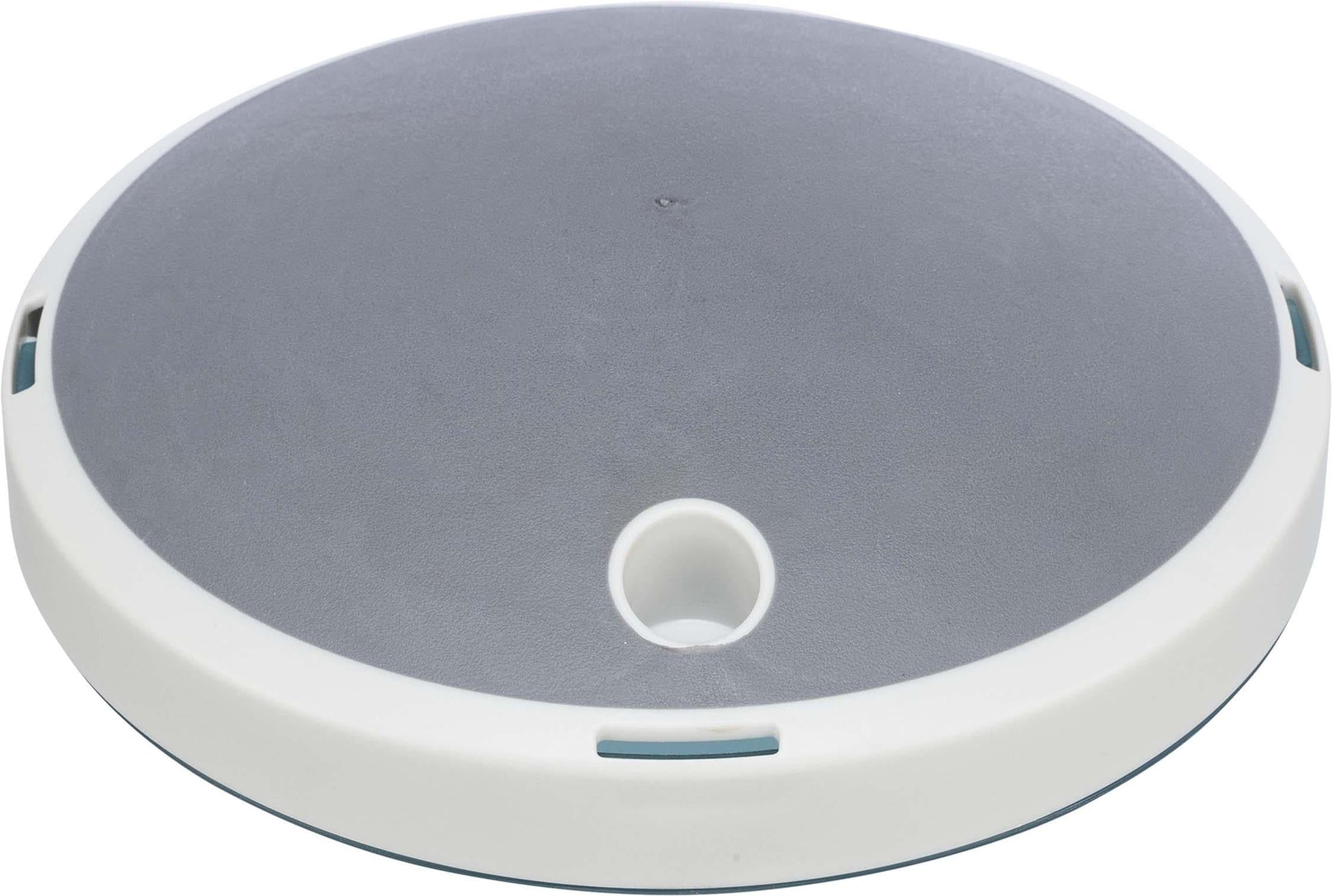 Trixie Slow Feed Rocking bowl, plast/TPR, 0.5 l/ø 23 cm, grå/blå