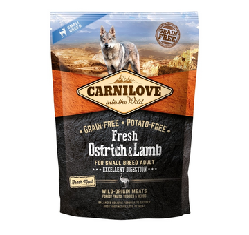 Carnilove Fresh Ostrich & Lamb Adult Small Breed 1,5 kg