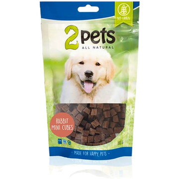 2pets Dogsnack MiniCubes Rabbit