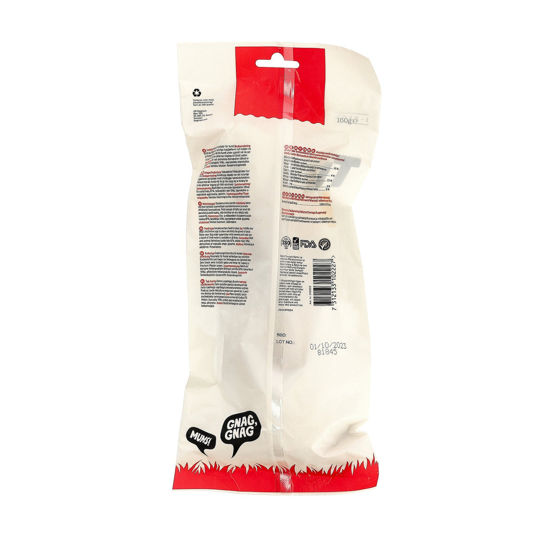 Dogman Tuggknut med Kyckling Vit 23cm