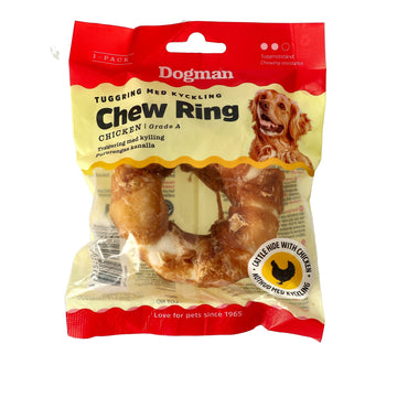 Dogman Tuggring med Kyckling Vit 7,5cm