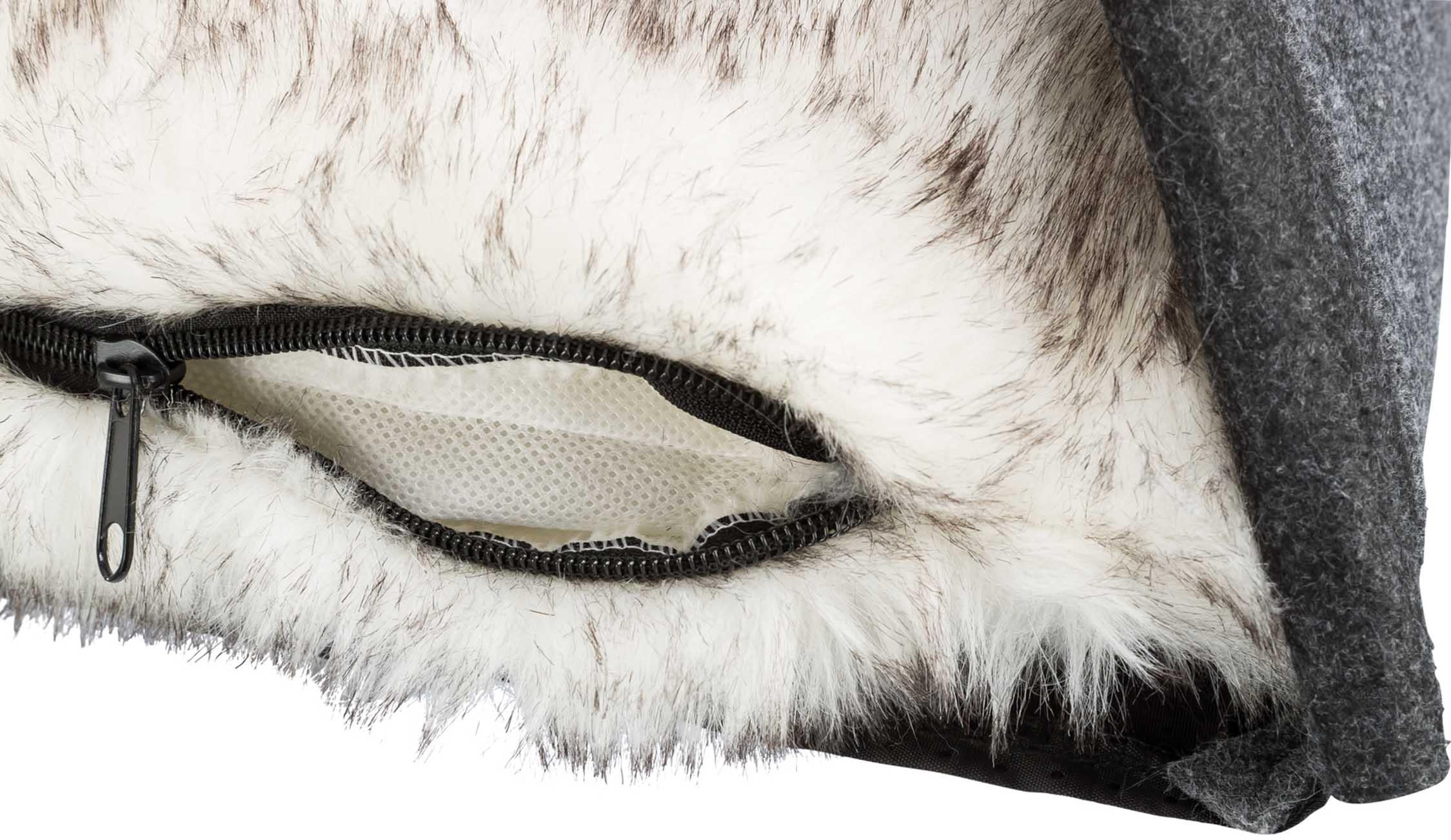 Tipi tält, filt, 70 × 70 × 70 cm, antracit