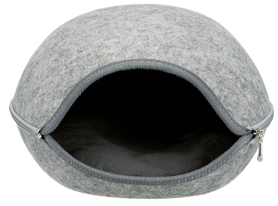 Luna igloo, filt, 40 × h24 × 46 cm, ljusgrå