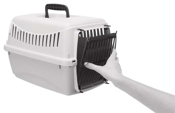 Transportbur Capri XXS, 26 × h25 × 39 cm, antracit/grön