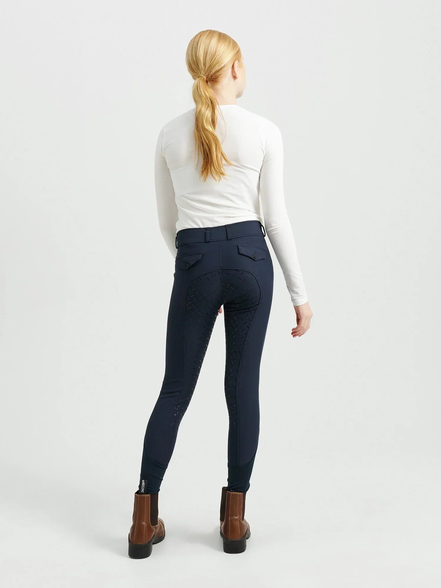 Jacson Barn/Junior Rigmor Ridbyxa Knäskodd Marin