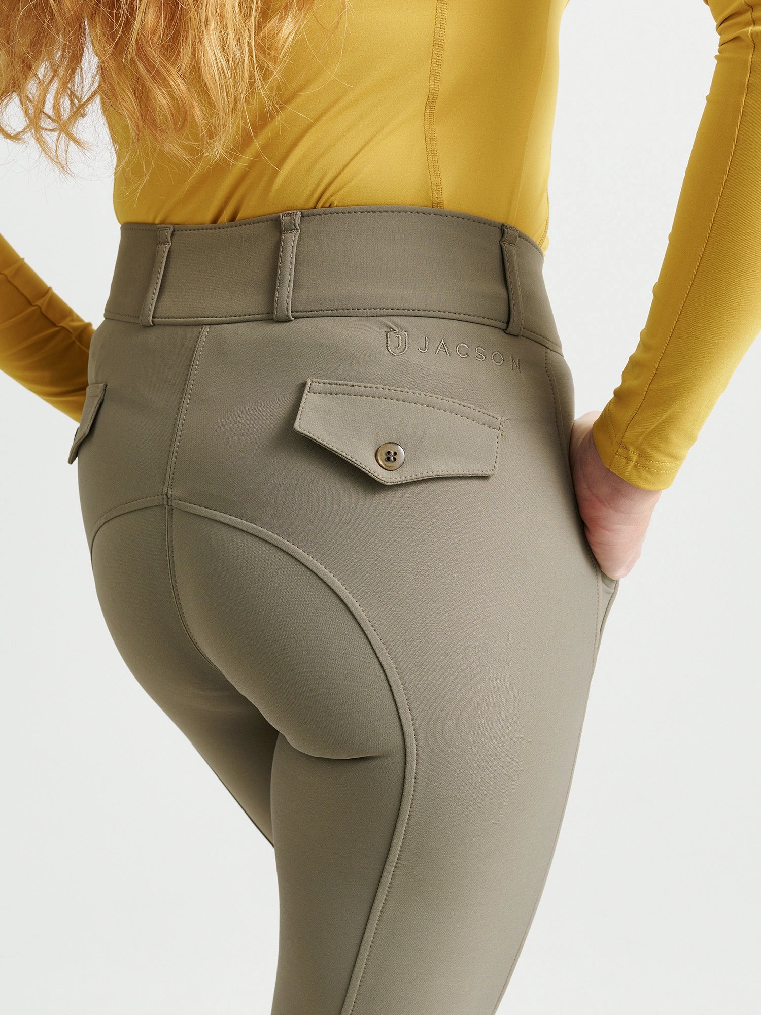 Jacson Rigmor Ridbyxa Knäskodd Brun