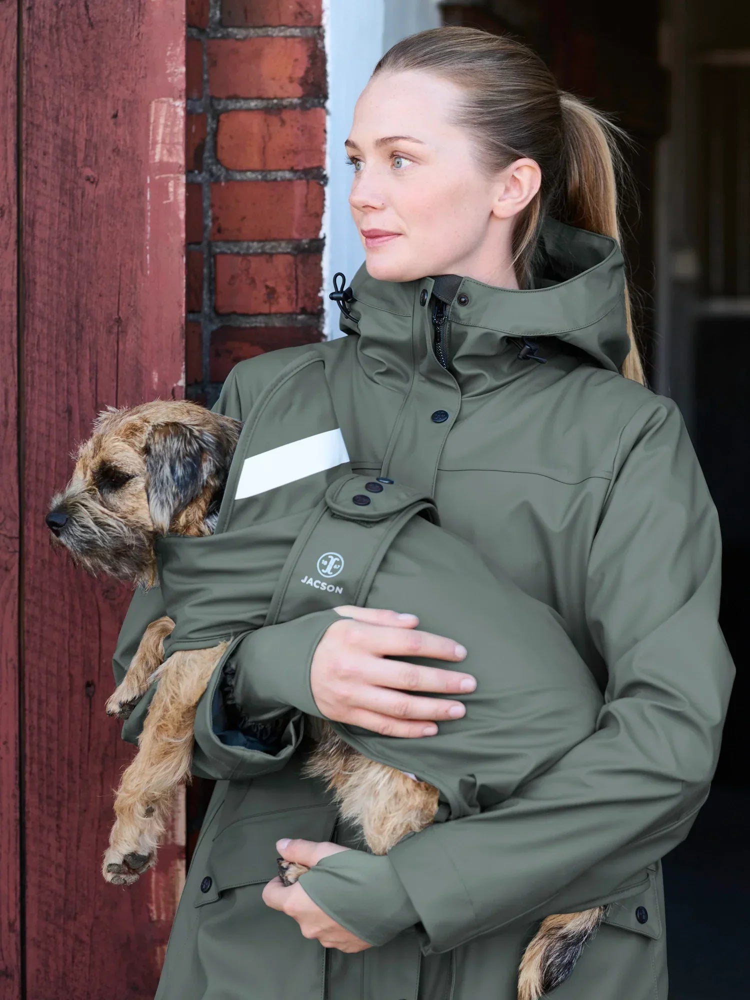 Jacson Barbro Regnkappa Grå