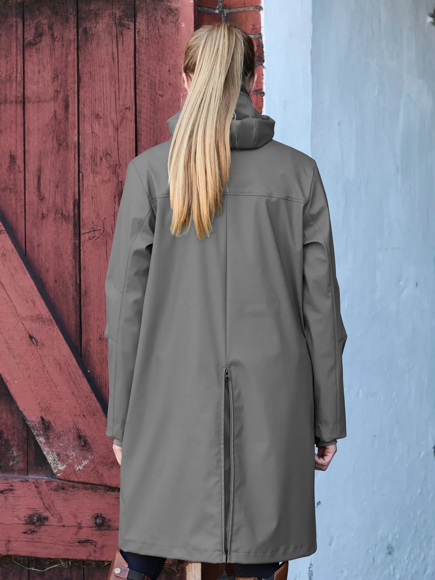 Jacson Barbro Regnkappa Grå